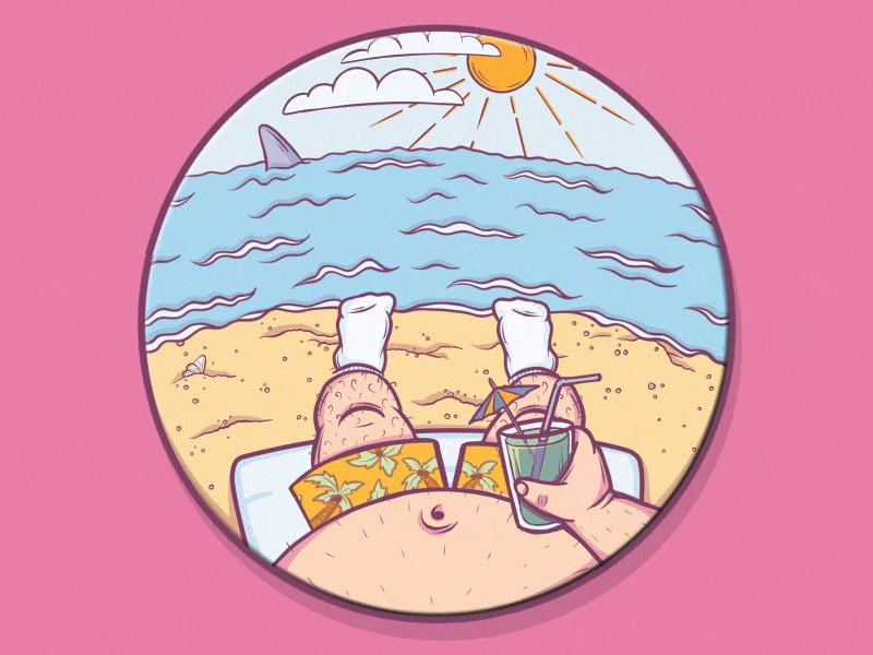 summer magic (Gif) fish gif magic sea summer
