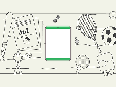 Animation screen - WIP ball baseball bat project sport tablet