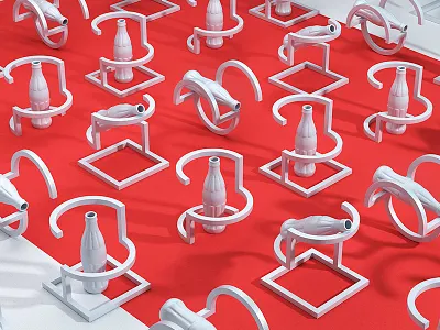 Coca-Cola 3D Print 3d cgi coca cola cocacola coke color jvg photo photography render