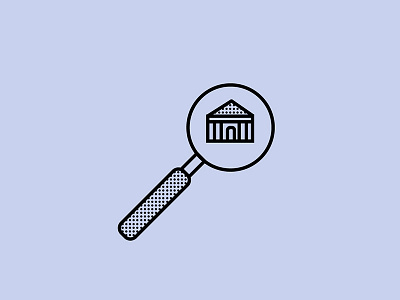 Justice, Magnified art court design direction graphic half illustrator politics search supreme tone vector