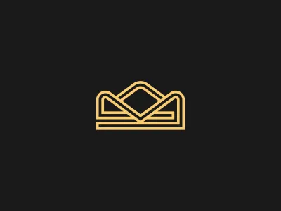 Crown Logo Design - Royal, King, Crown brand branding crown design gold icon identity king kingdom lgoo loog lgo logo logodesign logotype mark royal symbol yellow