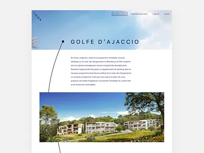 Lods, Real estate project agency architecture clean france minimal real estate scroll ui user interface web
