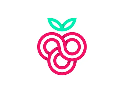 Wildberry berry brand identity logo mark wildberry