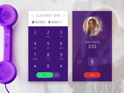Day 003 - Dial Pad 003 challenge daily day dial pad ui