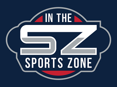 In the Sport Zone Primary Mark corporate branding typography