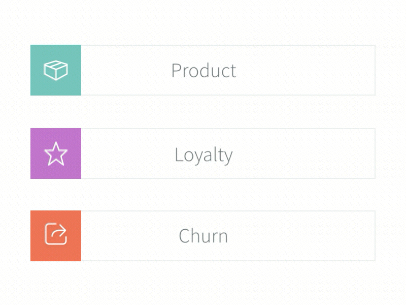 Mirco-interaction for Campaign selection application data datavisualization design interaction microinteraction saas ui ux webapplication