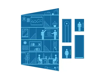 Office building in Delve logo building delve logo microsoft microsoft office office office365 productivity