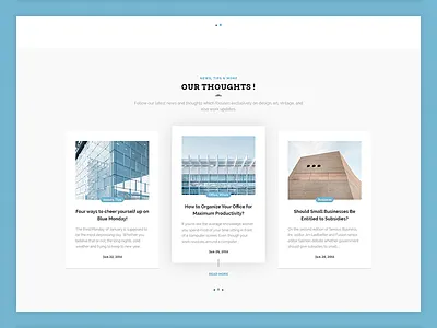 Blog Carousel architecture design ui ux ux design
