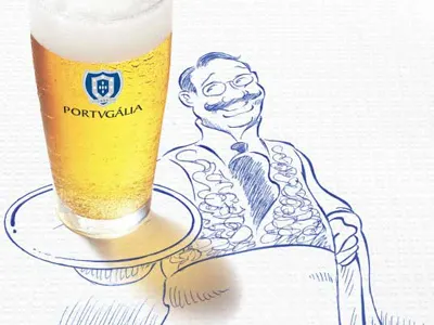 Portugalia poster illustration portugalia