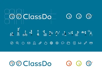 ClassDo identity design illustration responsive web design web development