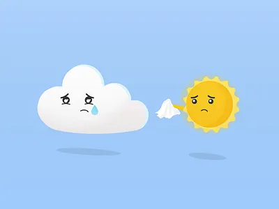 Weather For Two clouds illustration sun weather