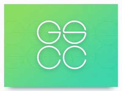 GSCC Branding branding clean gradient icon illustration logo minimal modern