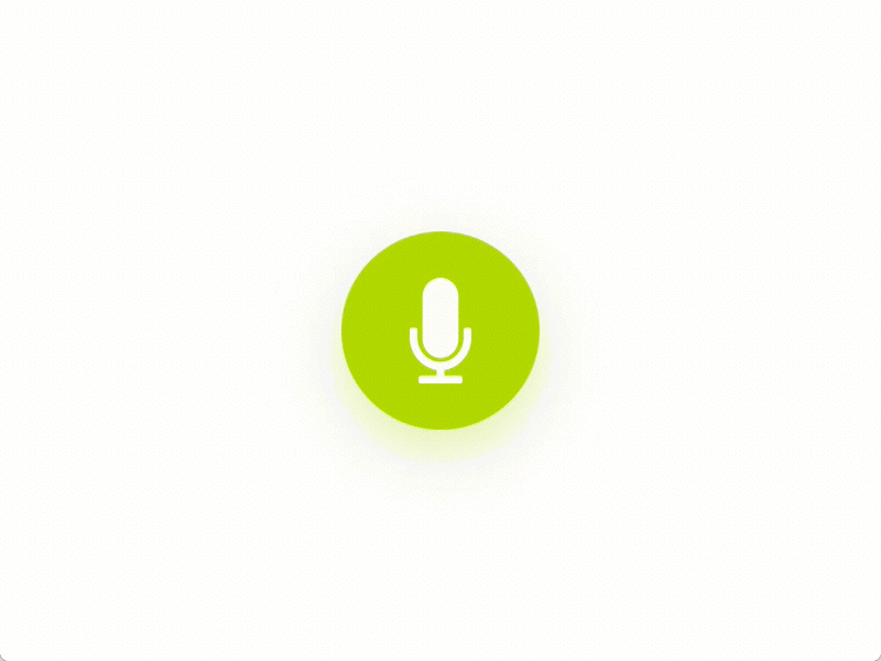 Record button animation animate button mobile app principle sketch