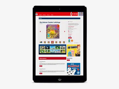 Schmidt Spiele Ipad design laptop responsive schmidt spiele ui ux web