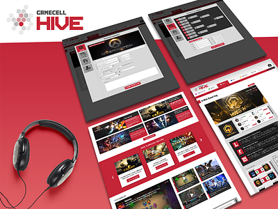 Gamecell - Hive (2016) (Turkcell + Bigkazan) css gamecell html landing layout photoshop responsive turkcell ui ux web