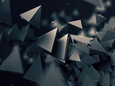 Abstract 3d render 3d abstract background blur bokeh low poly polygonal poster pyramid render triangle wallpaper