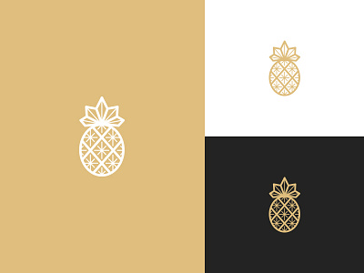 Pineapple, Mark, Logo Design branding freelance graphic design icon identity illustration line logo logo design mark pineapple vector