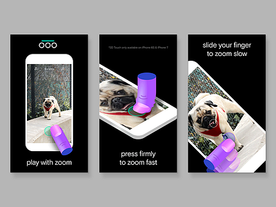 Ooo app dog finger illustration