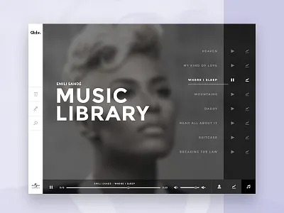 Universal Music - App app concept layout library music player ui universal ux