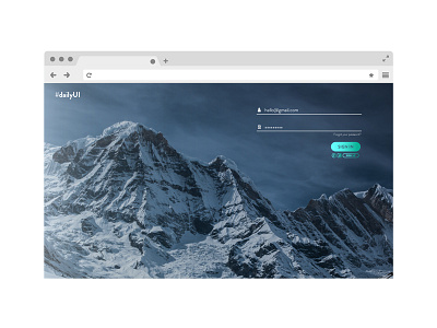 DailyUI - #001 - Sign up dailyui dailyui001