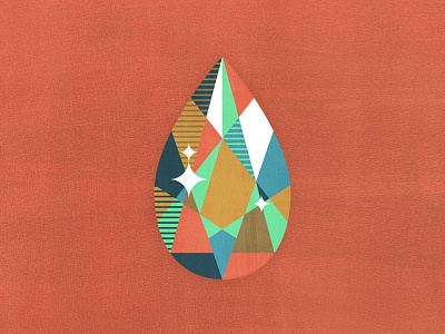 Gems 1 diamond facet gem illustration shapes simple vector