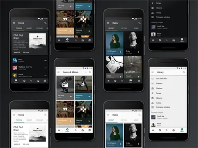 Spotify Android Redesign android app material design music music app music material design redesign spotify spotify android spotify app spotify material design spotify redesign