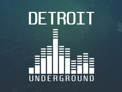 Detroit Logo Design audio city cityscape detroit logo logo design logodesign logotype music skyscrapers techno underground