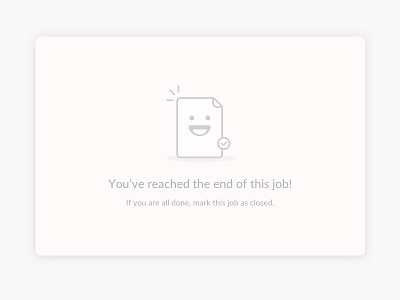 Done! character complete completion cute empty state job task ui ux