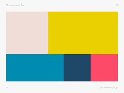 The information Age #1 art color dailyui experience experiment flat information interface minimal ui ux