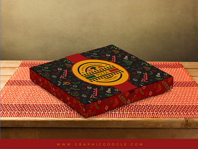 Free Pizza Box Packaging Mock-up Psd File box mock up packaging pizza