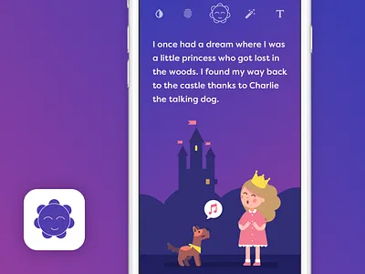 Princess Vossier chatbots design education fff illustration ios machine learning manchester mikleo ui uk ux