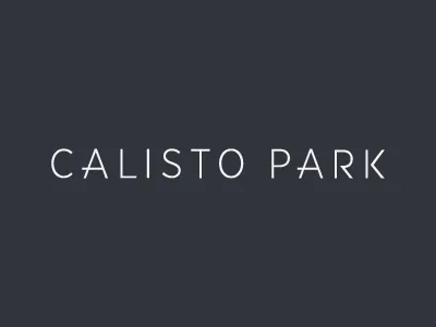 Calisto Park branding identity logo modern simple typography