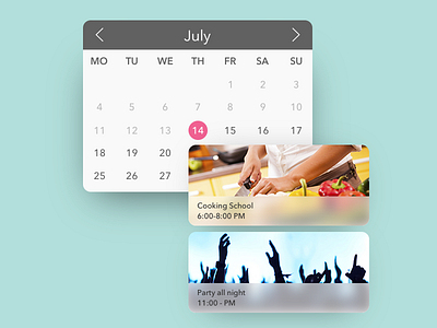 Daily UI 070 | Event Listing 070 calendar dailyui event listing ui