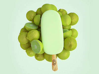 Paleta Lemon 3d lemon limon paleta popsicle