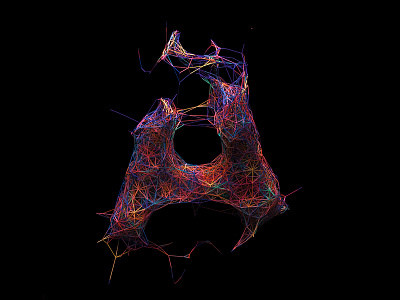 Procedural Alphabet 3d a generative houdini letter octane procedural type typography