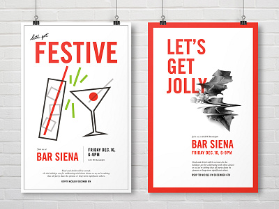 Holiday Posters 1 christmas design holiday icons illustration manipulation party photo poster print red retro