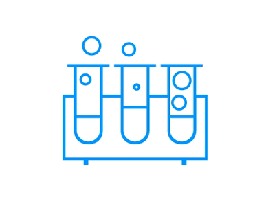 Bubbling animation automate bubbles empty state icon illustration loader oops test test tubes testing