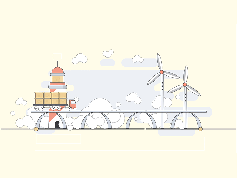 Logistics illustration logistic vector