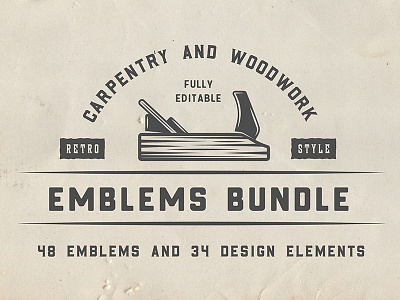 Carpentry and Woodwork Emblem badge carpentry emblem forest logo mechanic retro vintage wood woodwork work