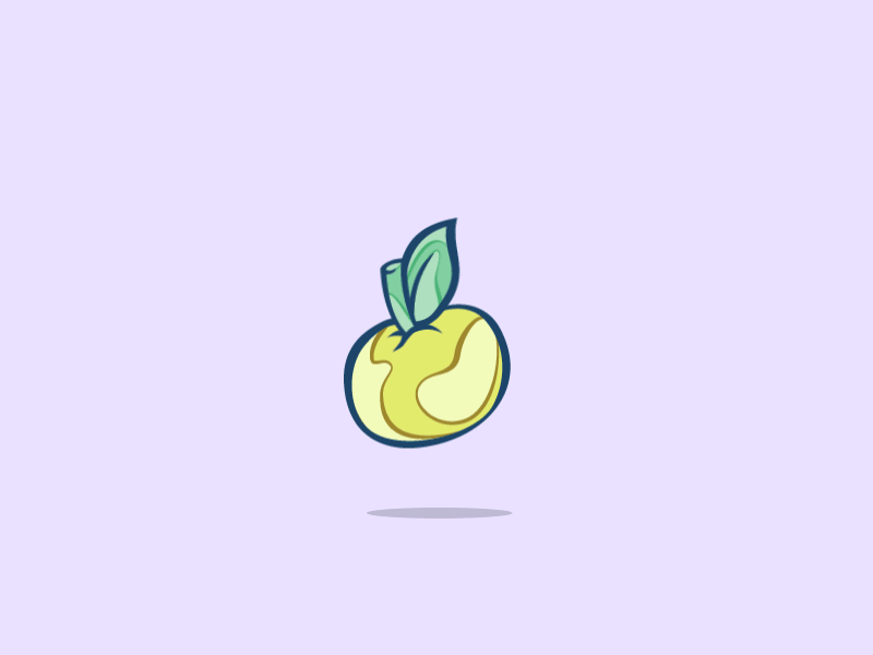 Magic apple apple flying fruit levitation magic motion yellow
