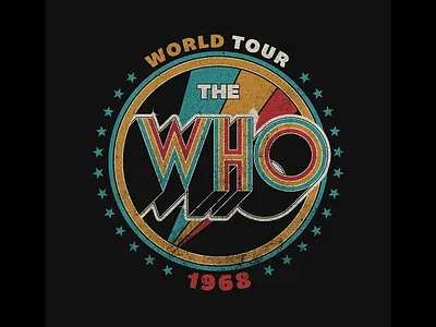 The Who Vintage apparel band merch band t shirt graphic design merchandise music print streetwear t shirt the who