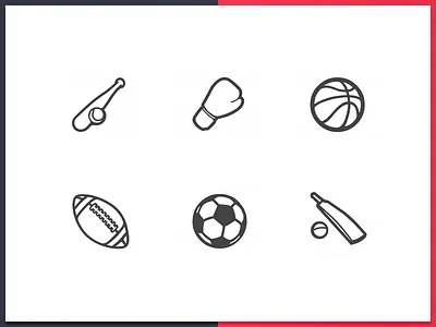 Sports Icons basebal basketball boxing cricket football icon icons rugby sport sports