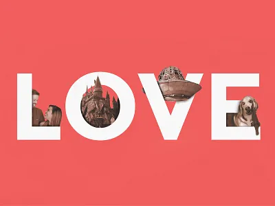 Valentine's Day Poster hogwarts love photoshop poster typography valentines