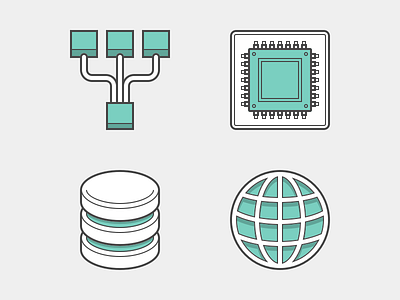 Heroicons database load balancer memory network ram