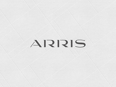 Arris - logotype black custom font lettering logo logotype luxury real estate type typography