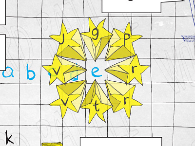 Choice function for WORD BATTLE doodle game word