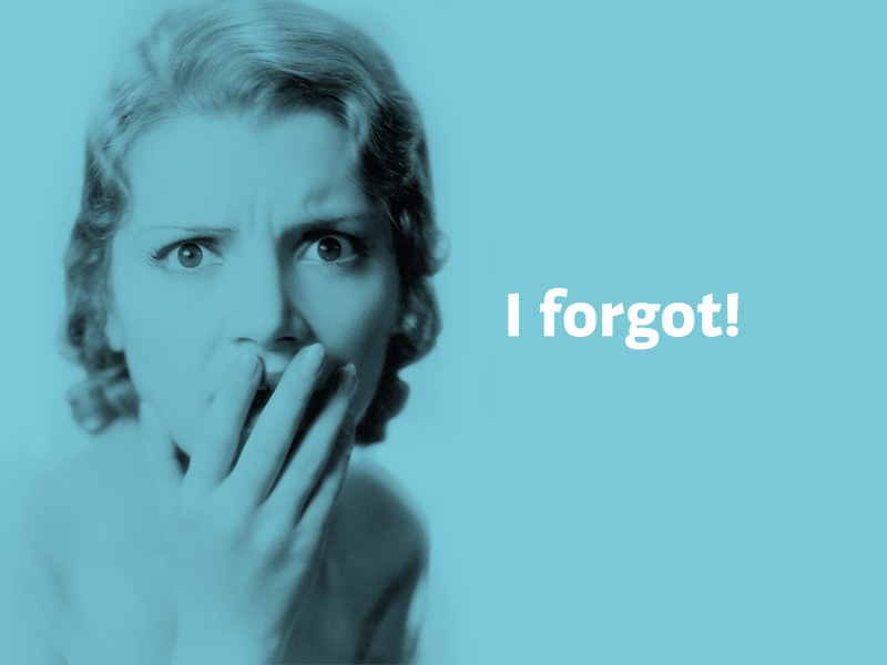 I Forgot