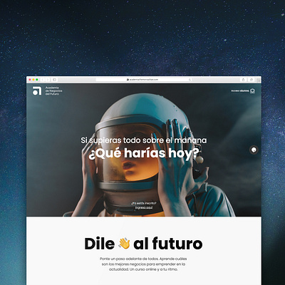 Academia de Negocios del Futuro cool web emprendimiento sitios we chingones the monopolitan ui ux web design web design development
