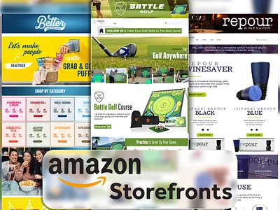 Amazon Storefront Designs brand design