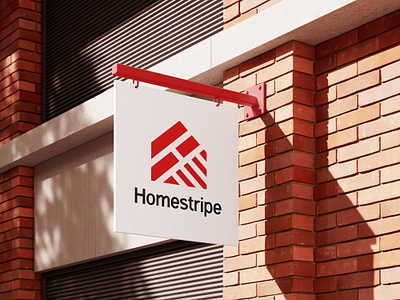 Homestripe Properties & Real Estate Logo Design architecture brand design branding building creative design graphic design home home logo house housing illustration logo logo design logos minimal properties real estate real estate logo vector